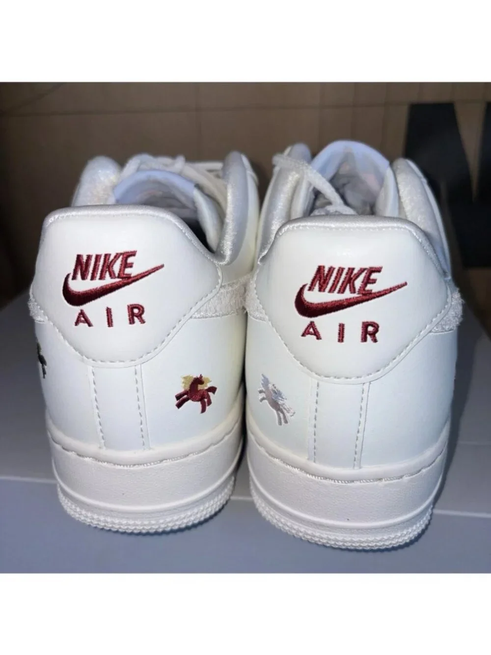 NEW Nike Air Force 1 '07 White Year Of The Horse IQ1143-100 Women Size 9